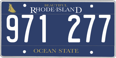 RI license plate 971277