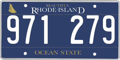 RI license plate 971279