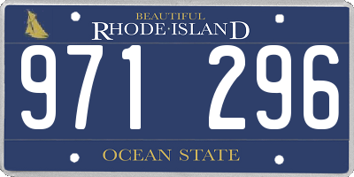 RI license plate 971296