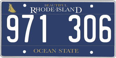RI license plate 971306