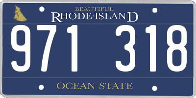 RI license plate 971318