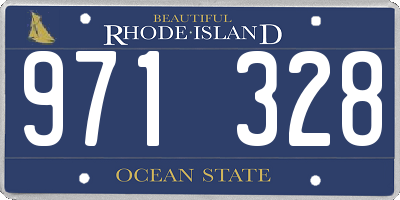 RI license plate 971328
