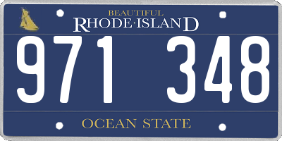 RI license plate 971348