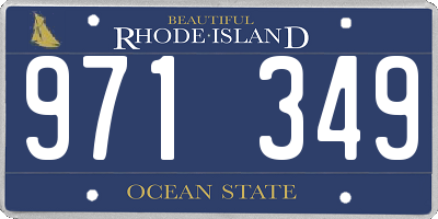 RI license plate 971349