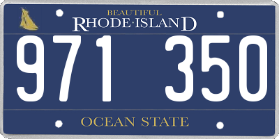 RI license plate 971350