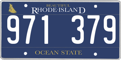 RI license plate 971379