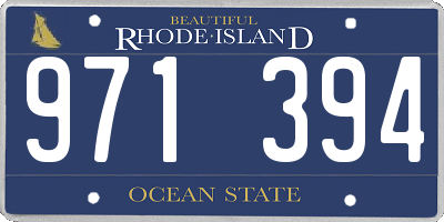 RI license plate 971394