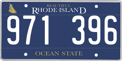 RI license plate 971396