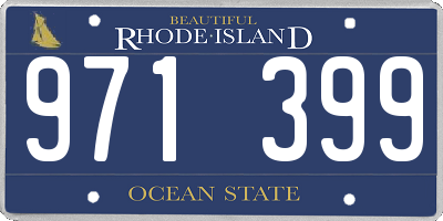 RI license plate 971399