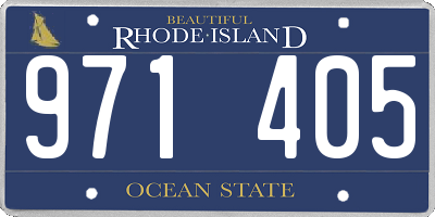 RI license plate 971405