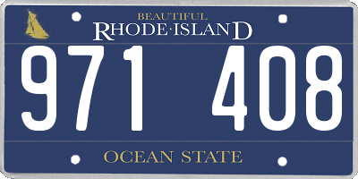 RI license plate 971408