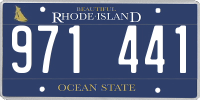 RI license plate 971441