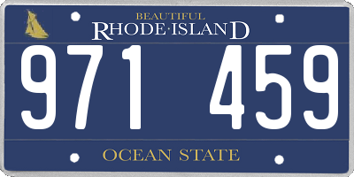 RI license plate 971459