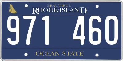 RI license plate 971460