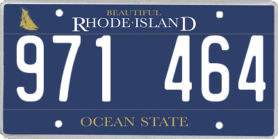 RI license plate 971464