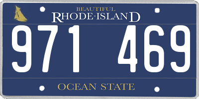 RI license plate 971469