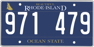 RI license plate 971479