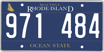 RI license plate 971484