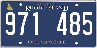 RI license plate 971485