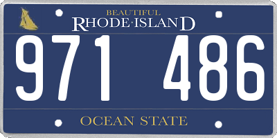 RI license plate 971486