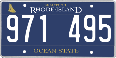 RI license plate 971495