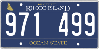 RI license plate 971499