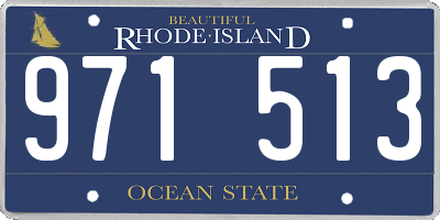 RI license plate 971513