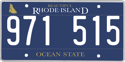 RI license plate 971515