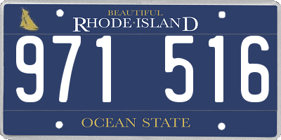 RI license plate 971516