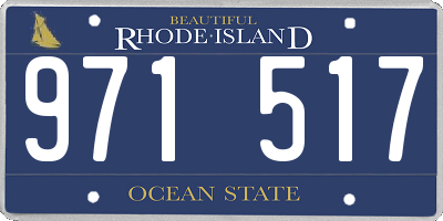RI license plate 971517