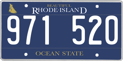 RI license plate 971520