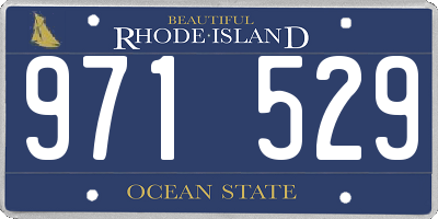 RI license plate 971529