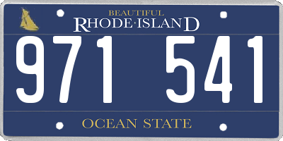 RI license plate 971541