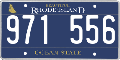 RI license plate 971556