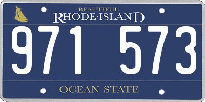 RI license plate 971573