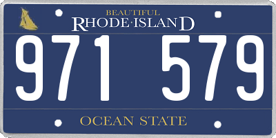 RI license plate 971579