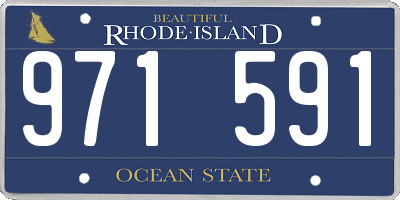 RI license plate 971591