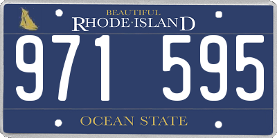 RI license plate 971595