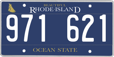 RI license plate 971621