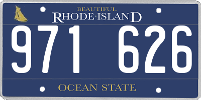 RI license plate 971626