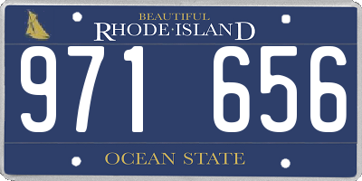 RI license plate 971656