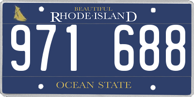 RI license plate 971688