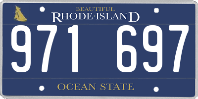 RI license plate 971697