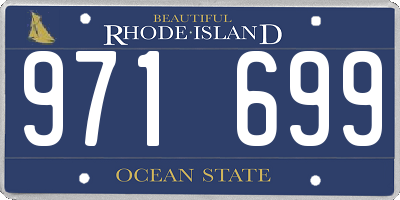 RI license plate 971699