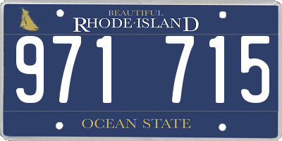 RI license plate 971715