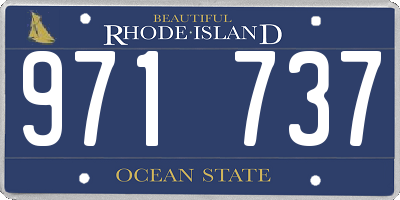 RI license plate 971737