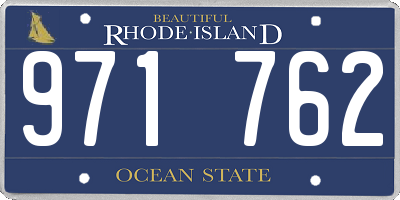 RI license plate 971762