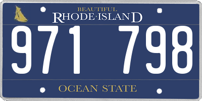 RI license plate 971798