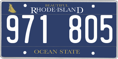 RI license plate 971805