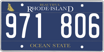 RI license plate 971806